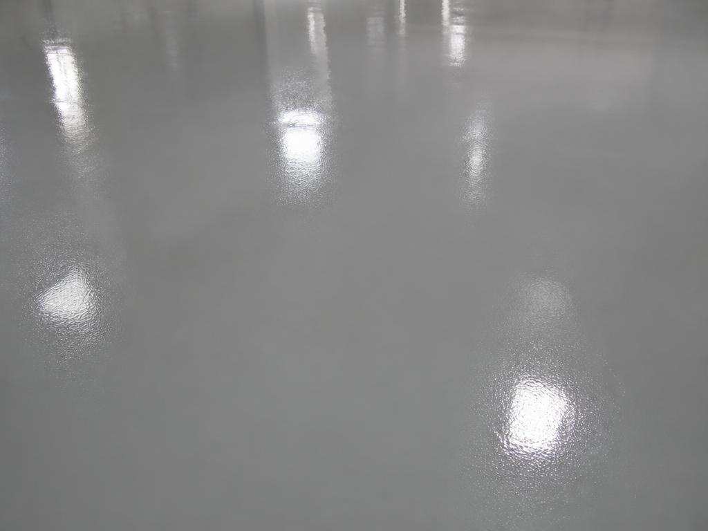 Medium Gray epoxy floor color