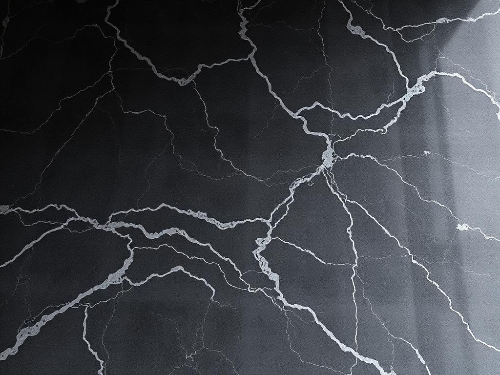 Gunmetal Marble epoxy floor color