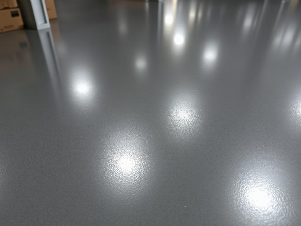 Solid Color epoxy floor finish